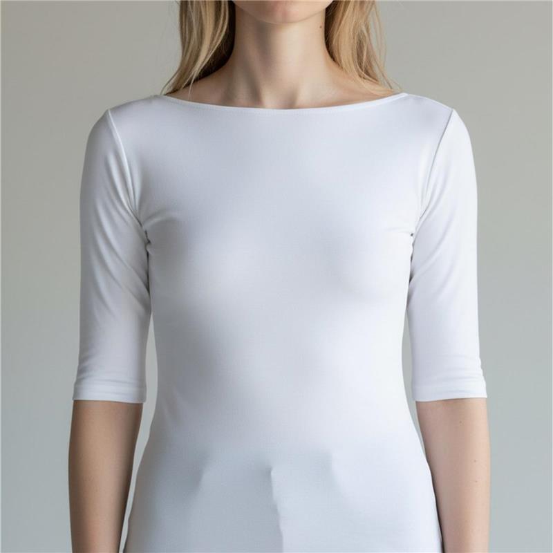 maglia basica manica 3/4 barca